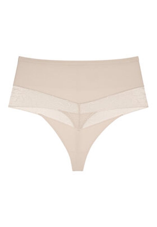 Triumph Stringi Comfort Contour 10226423 Beżowy. Kolor: beżowy. Materiał: syntetyk