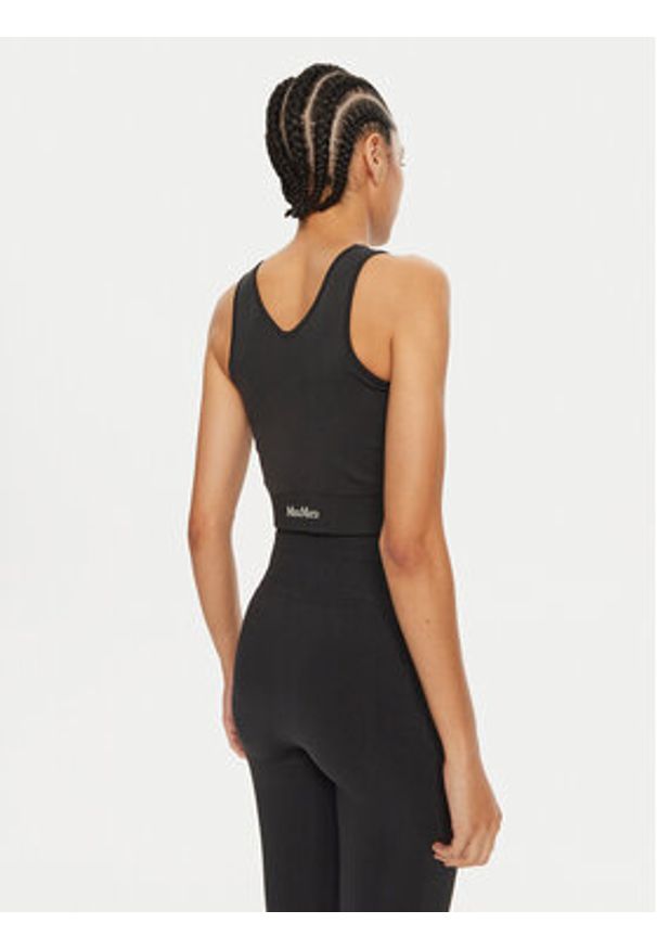 Max Mara Leisure Top Urago 2426366208 Czarny Slim Fit. Kolor: czarny. Materiał: syntetyk