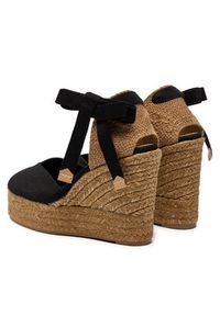Castañer Espadryle Chiara T/8Ed/001 021458 Czarny. Kolor: czarny. Materiał: materiał #5
