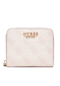 Guess Mały Portfel Damski Katya Slg SWSG96 52137 Różowy. Kolor: różowy. Materiał: skóra