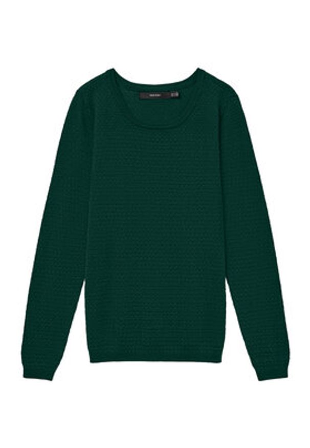 Vero Moda Sweter Care 10136644 Zielony Regular Fit. Kolor: zielony. Materiał: bawełna