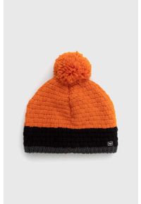 Viking czapka kolor pomarańczowy. Kolor: pomarańczowy. Materiał: polar, materiał