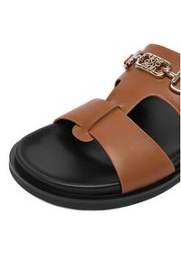 Nine West Klapki CEO-JDNW-05 Brązowy. Kolor: brązowy. Materiał: skóra #3