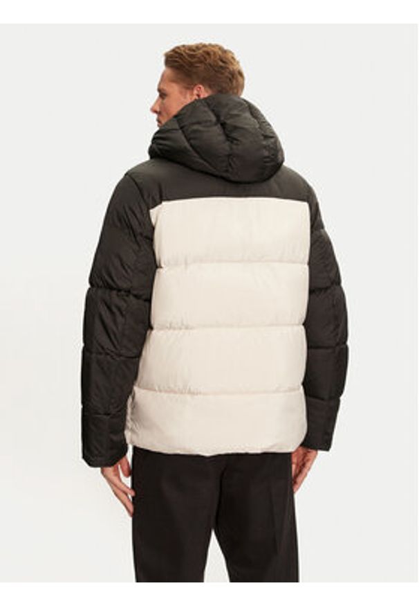 Calvin Klein Kurtka puchowa K10K114384 Beżowy Regular Fit. Kolor: beżowy. Materiał: syntetyk