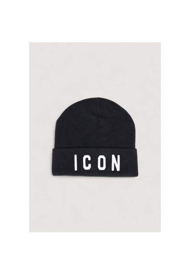 Czapka Mężczyzna ICON UNISEX. Kolor: czarny. Materiał: akryl