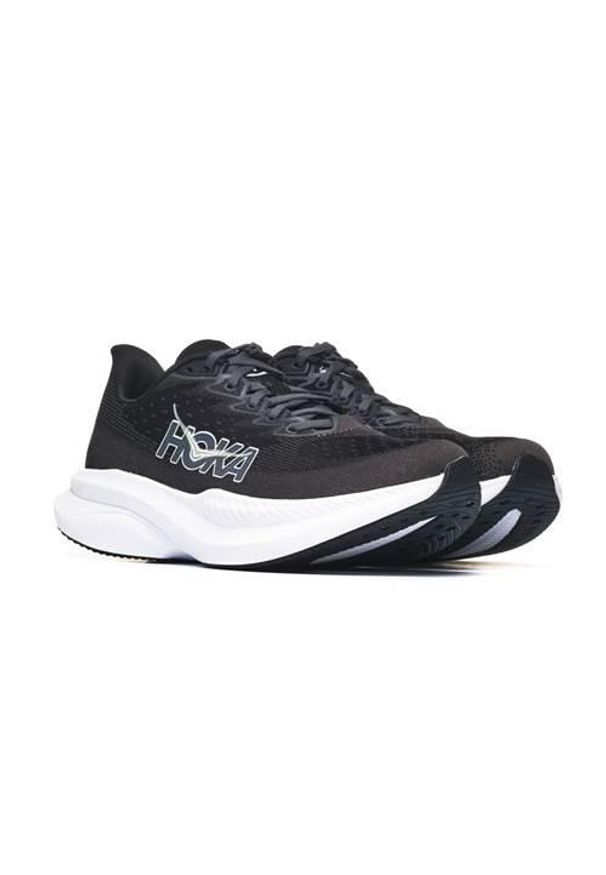 Buty do biegania męskie Hoka One One One One Mach 6. Zapięcie: sznurówki. Kolor: czarny. Materiał: materiał, syntetyk. Szerokość cholewki: normalna