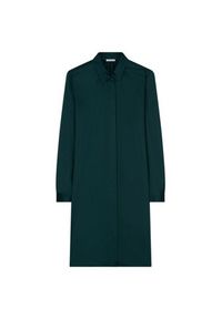 Seidensticker Sukienka koszulowa 60.130701 Zielony Regular Fit. Kolor: zielony. Materiał: wiskoza. Typ sukienki: koszulowe