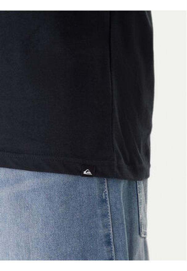 Quiksilver Longsleeve Salt Water EQYZT08206 Czarny Regular Fit. Kolor: czarny. Materiał: bawełna. Długość rękawa: długi rękaw