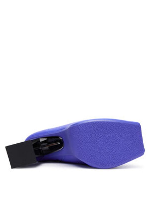 United Nude Botki Cubist Bootie 1094392016 Niebieski. Kolor: niebieski. Materiał: skóra