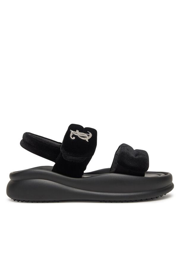 Juicy Couture Sandały WSS21514-01 Czarny. Kolor: czarny. Materiał: materiał