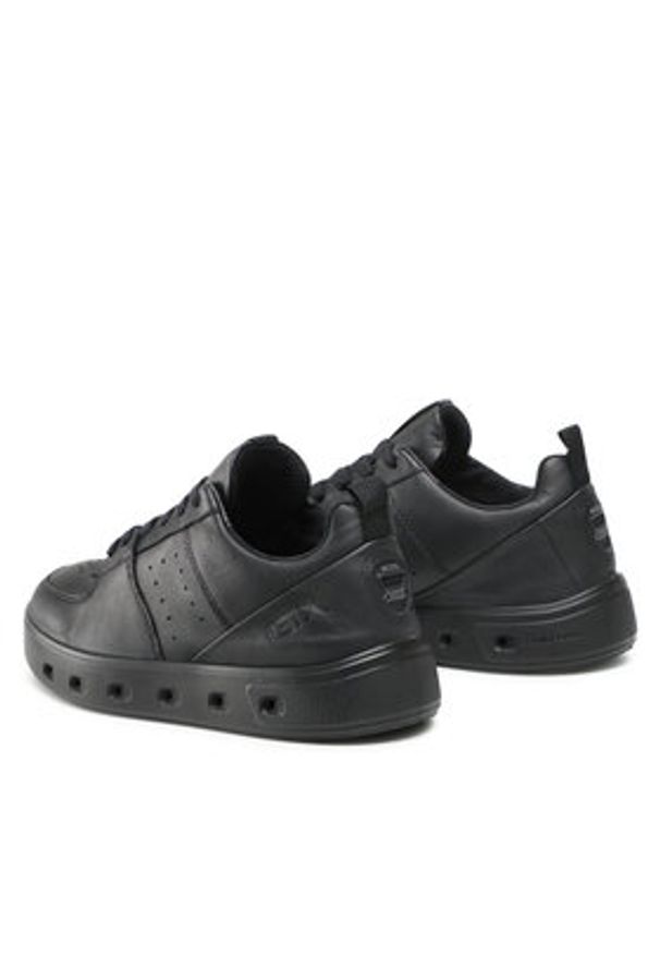 ecco - ECCO Sneakersy Street 720 W GORE-TEX 20971301001 Czarny. Kolor: czarny. Materiał: skóra. Technologia: Gore-Tex