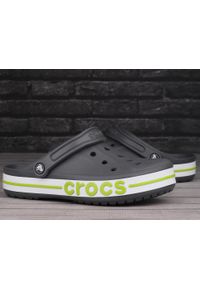 Klapki sportowe Crocs CROCBAND. Kolor: biały, zielony, wielokolorowy, szary. Styl: sportowy