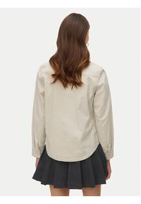 Vero Moda Koszula jeansowa Maria 10277523 Beżowy Slim Fit. Kolor: beżowy. Materiał: bawełna #2
