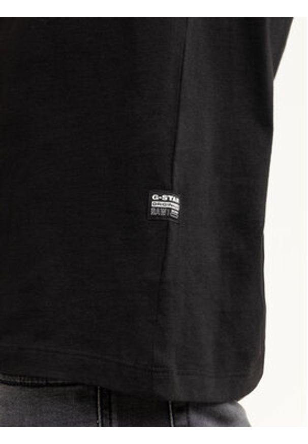 G-Star RAW - G-Star Raw T-Shirt Base-S D16411-336-6484 Czarny Regular Fit. Kolor: czarny. Materiał: bawełna