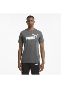 Koszulka męska Puma ESS Heather Tee szara 586736 01 ROZMIAR XL. Kolor: wielokolorowy, czarny, biały