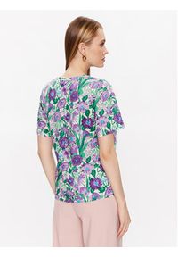 Weekend Max Mara T-Shirt Dula 2359710231 Fioletowy Regular Fit. Kolor: fioletowy. Materiał: bawełna #5