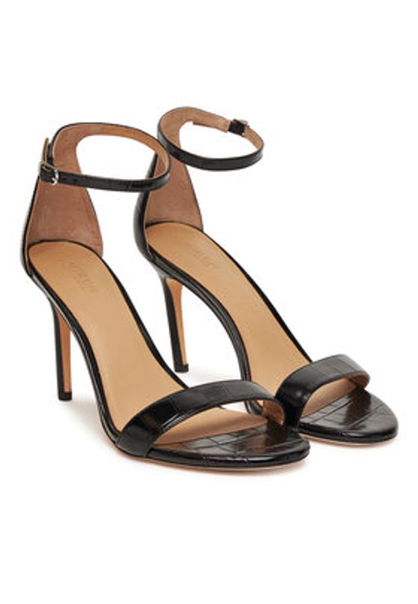 Lauren Ralph Lauren - LAUREN RALPH LAUREN Sandały Allie 802974367006 Czarny. Kolor: czarny. Materiał: skóra