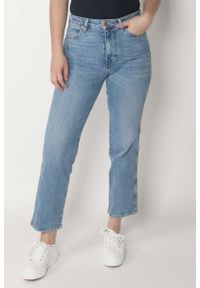 Wrangler - WRANGLER RETRO STRAIGHT DAMSKIE SPODNIE JEANSOWE PEKIN SKY W238RH17S 112127875. Styl: retro