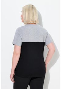 ULLA POPKEN - Damskie Koszulka funkcyjna antybakteryjna okrągły dekolt rękaw 1/2. Kolekcja: plus size. Kolor: czarny. Materiał: poliester, materiał, wiskoza #2