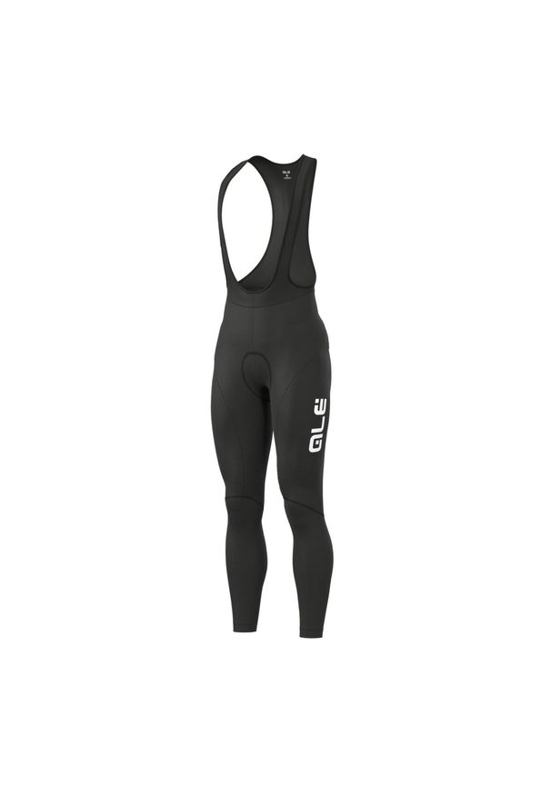 ALÉ CYCLING - Spodnie rowerowe męskie Alé Cycling Solid Winter. Kolor: czarny, biały, wielokolorowy. Sport: kolarstwo