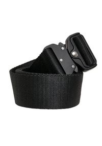 Urban Classics - Pasek Męska Klamra Wing. Kolor: czarny. Wzór: paski #1
