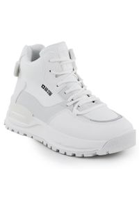 Big-Star - Sneakersy damskie na platformie białe Big Star SS274510. Okazja: na co dzień. Kolor: biały. Materiał: skóra ekologiczna. Obcas: na platformie. Styl: casual, sportowy