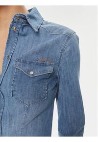 Liu Jo Koszula jeansowa Camicia M/L Cover UXX046 D4051 Niebieski Slim Fit. Kolor: niebieski. Materiał: bawełna #3