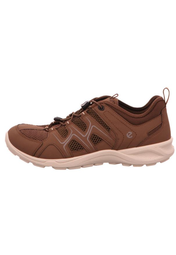 ecco - Buty trekkingowe męskie Ecco Terracruise Lt Low Vent. Kolor: brązowy. Materiał: materiał, syntetyk. Szerokość cholewki: normalna