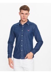 Levi's® Koszula jeansowa Battery Housemark 86625-0023 Niebieski Slim Fit. Kolor: niebieski. Materiał: jeans, bawełna