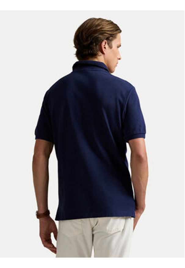 Polo Ralph Lauren Polo 710958776001 Granatowy Regular Fit. Typ kołnierza: polo. Kolor: niebieski. Materiał: bawełna