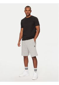 adidas Originals Szorty sportowe Essentials Trefoil IY8517 Szary Regular Fit. Kolor: szary. Materiał: bawełna. Styl: sportowy #4