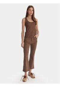 Marella Top Orata 2613941015 Brązowy Slim Fit. Kolor: brązowy. Materiał: wiskoza #2