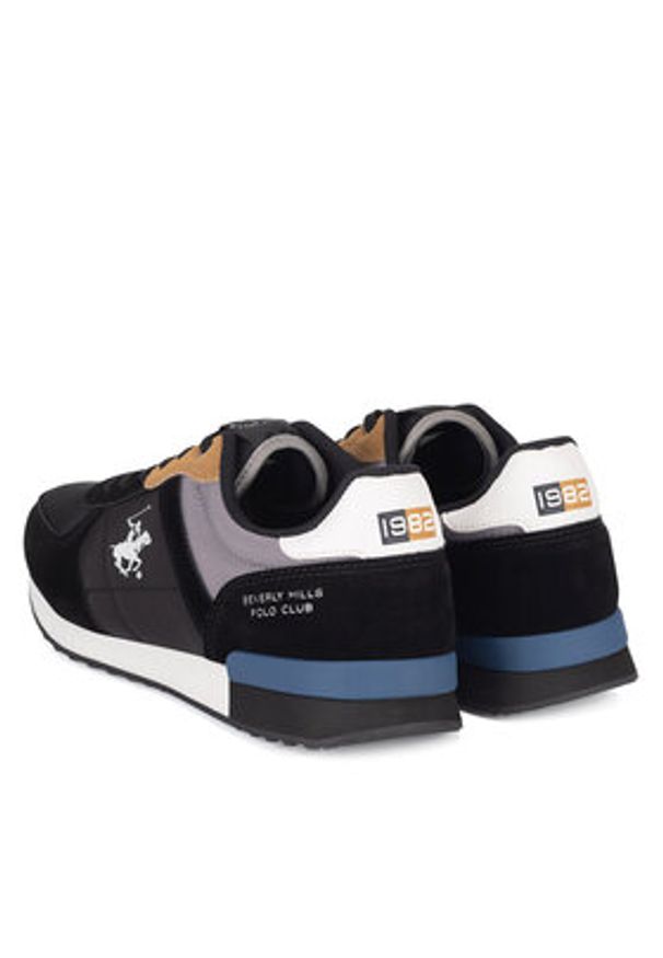 Beverly Hills Polo Club Sneakersy M-VS01477-19 Czarny. Kolor: czarny. Materiał: materiał