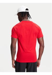 Adidas - adidas T-Shirt adicolor Trefoil JX1545 Czerwony Slim Fit. Kolor: czerwony. Materiał: bawełna #4
