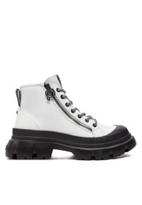 Karl Lagerfeld - KARL LAGERFELD Trapery Trekka KL43536 Biały. Kolor: biały. Materiał: skóra #1