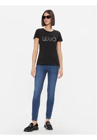Liu Jo T-Shirt WA4051 JS923 Czarny Regular Fit. Kolor: czarny. Materiał: bawełna #3