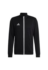 Adidas - Entrada 22 Track Jacket. Kolor: czarny. Materiał: materiał. Sport: piłka nożna