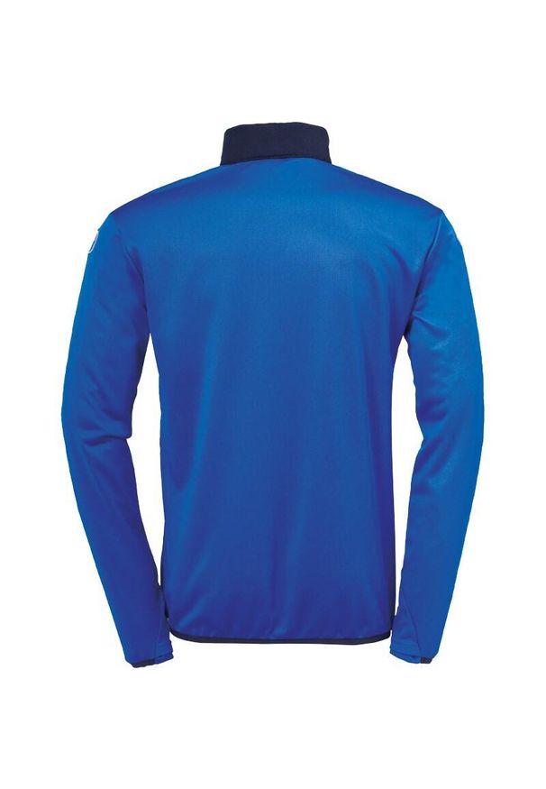UHLSPORT - Bluza piłkarska męska Uhlsport Offense 23 1/4 zip. Kolor: biały, wielokolorowy, niebieski. Sport: piłka nożna