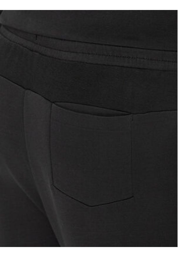 BOSS - Boss Spodnie dresowe Helwyn 50499039 Czarny Relaxed Fit. Kolor: czarny. Materiał: dresówka, bawełna