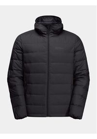 Jack Wolfskin Kurtka puchowa Ather Down Hoody 1207671 Czarny Regular Fit. Kolor: czarny. Materiał: puch, syntetyk #4