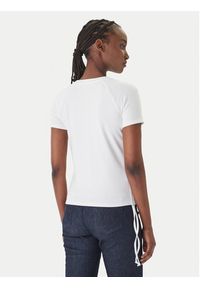 Patrizia Pepe T-Shirt 2M4549/J416-W103 Biały Reglan Fit. Kolor: biały #4