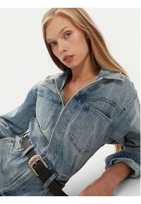 Levi's® Sukienka jeansowa Western 0002Q-0000 Niebieski Regular Fit. Kolor: niebieski. Materiał: bawełna