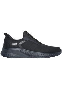 skechers - Adidasy Skechers Bobs Squad Chaos - T, Mężczyźni. Kolor: czarny. Materiał: materiał