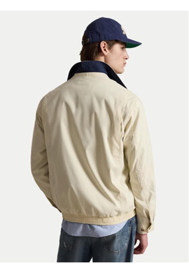 Polo Ralph Lauren Kurtka przejściowa Twill Bi-Swing 710940744502 Beżowy Regular Fit. Typ kołnierza: polo. Kolor: beżowy. Materiał: syntetyk