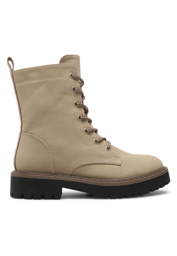 Jenny Fairy Trapery WS5896-04 Beżowy. Kolor: beżowy. Materiał: skóra