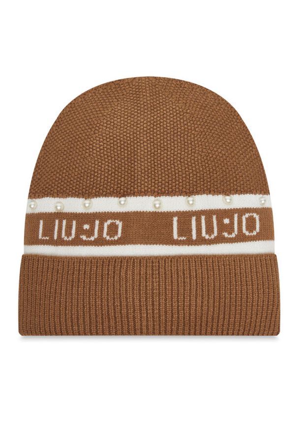Liu Jo Czapka TF5239 MA92F Beżowy. Kolor: beżowy. Materiał: wiskoza, materiał