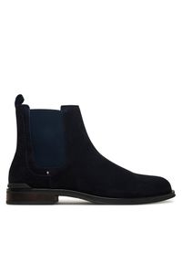 TOMMY HILFIGER - Sztyblety Tommy Hilfiger. Kolor: niebieski