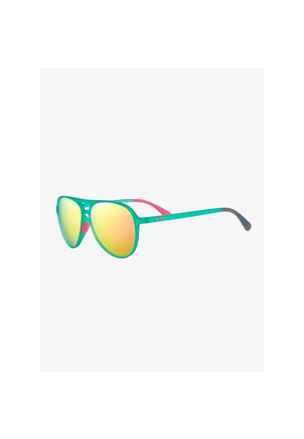 GOODR - Okulary przeciwsłoneczne goodr Mach G - kitty hawkers ray blockers. Kolor: zielony. Sport: turystyka piesza