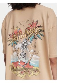 Billabong T-Shirt Take A Break EBJZT00407 Brązowy Oversize. Kolor: brązowy. Materiał: bawełna #4