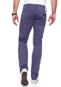 Wrangler - WRANGLER SPODNIE MĘSKIE GREENSBORO DUSK PURPLE W15QRU25K. Materiał: jeans #9